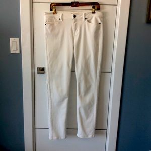 J Jill Slim Ankle jeans in white - 8 Tall
